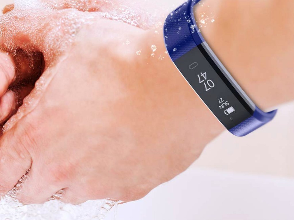 fitness tracker with water