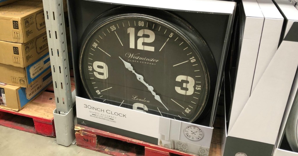 Sam's Club Oversized Wall Clock Only 19.98 (InStore & Online) • Hip2Save