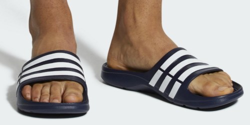 adidas Men’s Duramo Slides Just $12 Shipped (Regularly $20)