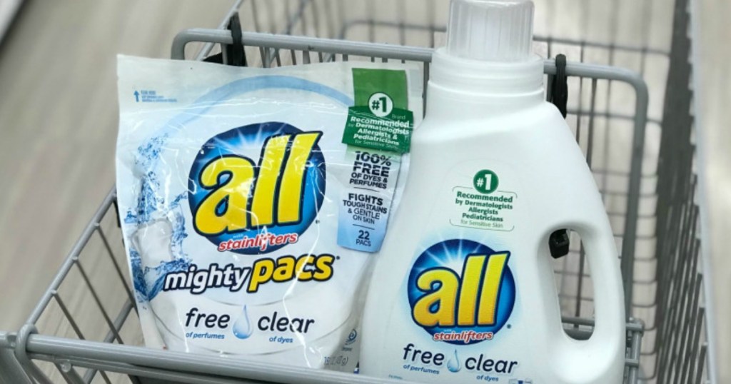 all laundry detergent in cart