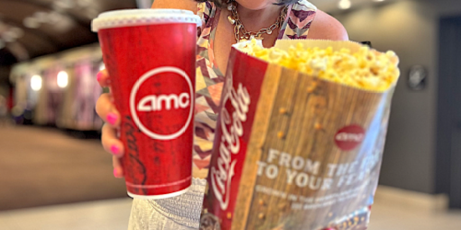 The Ultimate Family Movie Night Deal: FOUR AMC Tickets + Popcorn for $42!