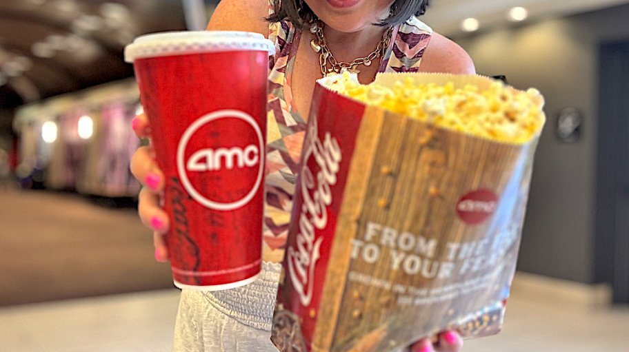The Ultimate Family Movie Night Deal: FOUR AMC Tickets + Popcorn for $42!