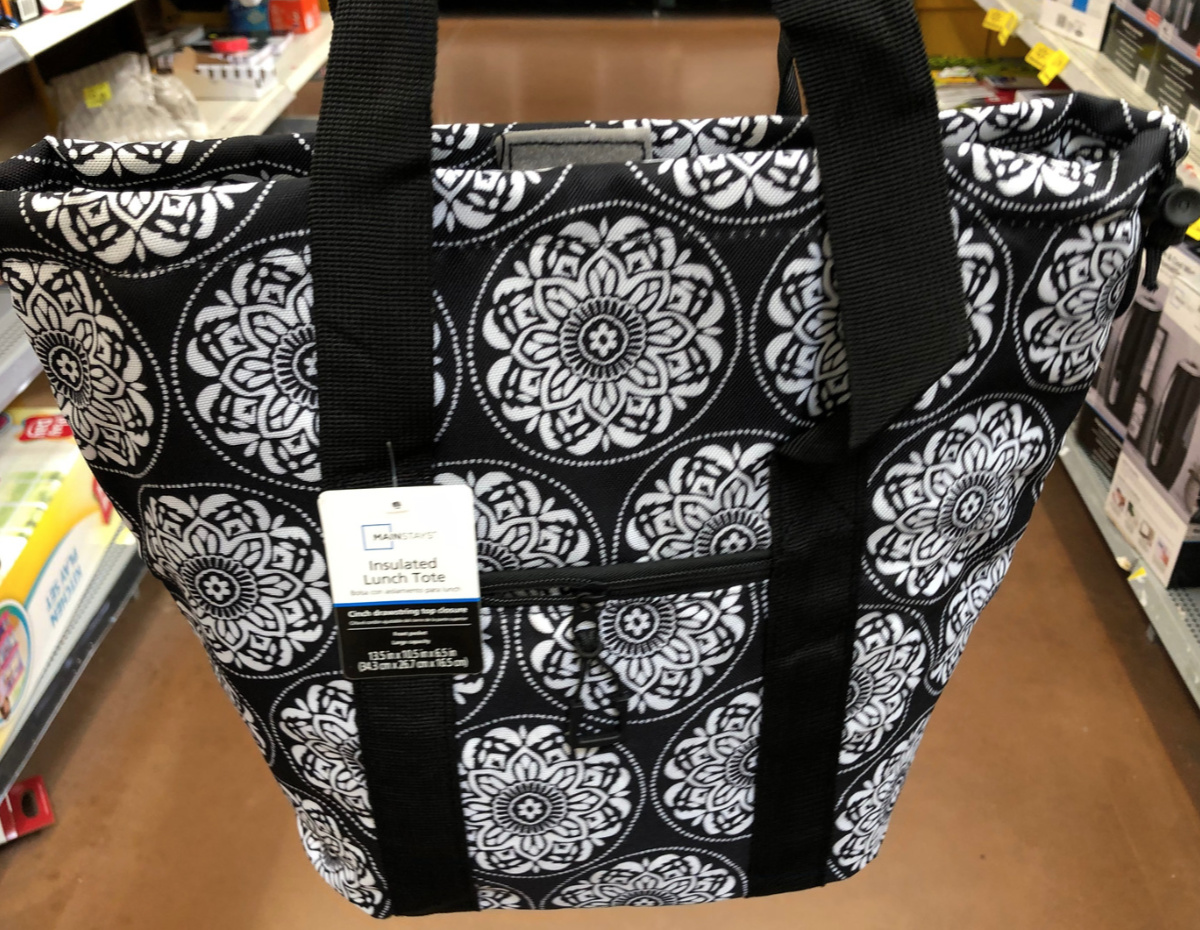 mainstays insulated lunch tote