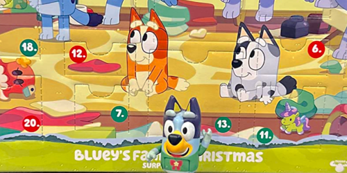 Bluey Advent Calendar w/ 24 Surprises Available Now on Amazon (Will Sell Out)