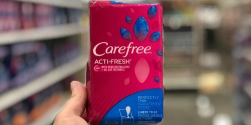 Carefree & Stayfree Products as Low as $1.66 Each After Cash Back & Target Gift Card