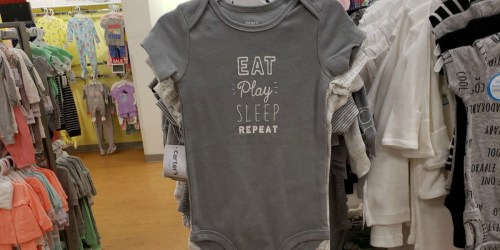 Carter’s Bodysuits 5-Packs as Low as $8 Each at Macy’s (Just $1.60 Per Bodysuit)