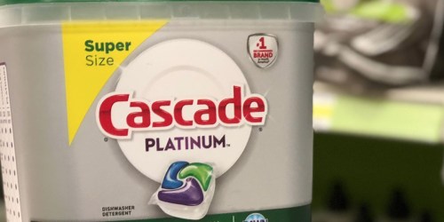 Cascade Platinum ActionPacs Dishwasher Tabs 92-Count Only 16.98 at Sam’s Club