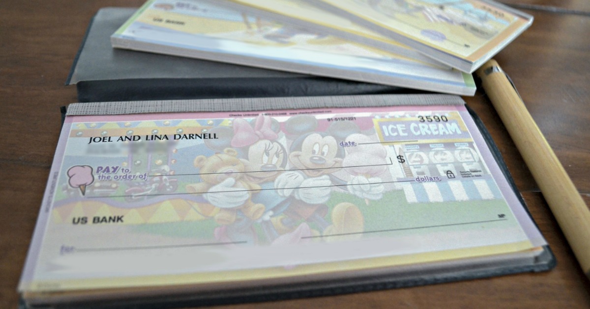 Custom Bank Checks and Free Address Labels 6.99 Deal