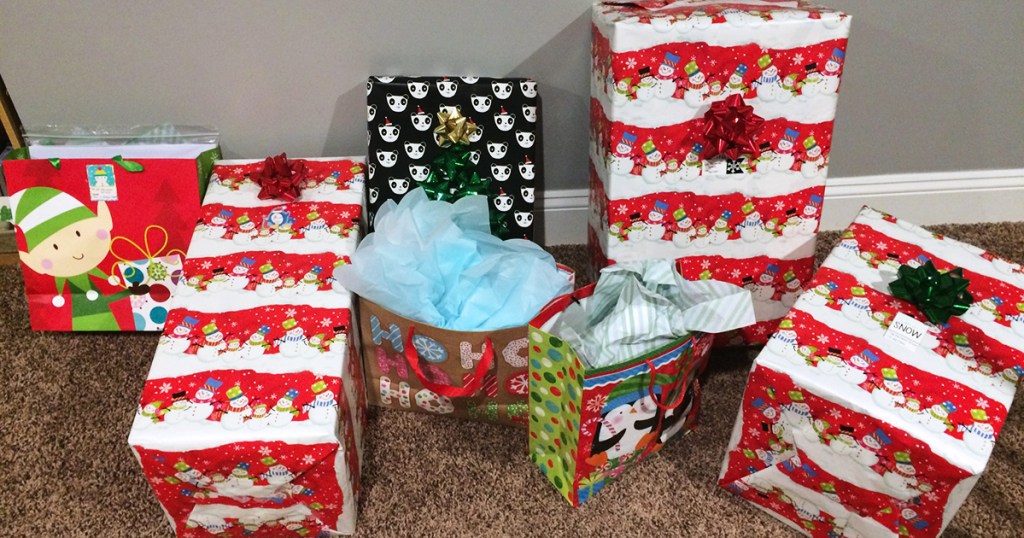 wrapped christmas gifts for hope haven
