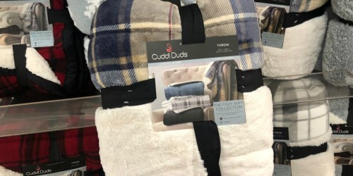 Up to 85% Off Cuddl Duds Comforters & Throws + Free Shipping for Kohl’s Cardholders
