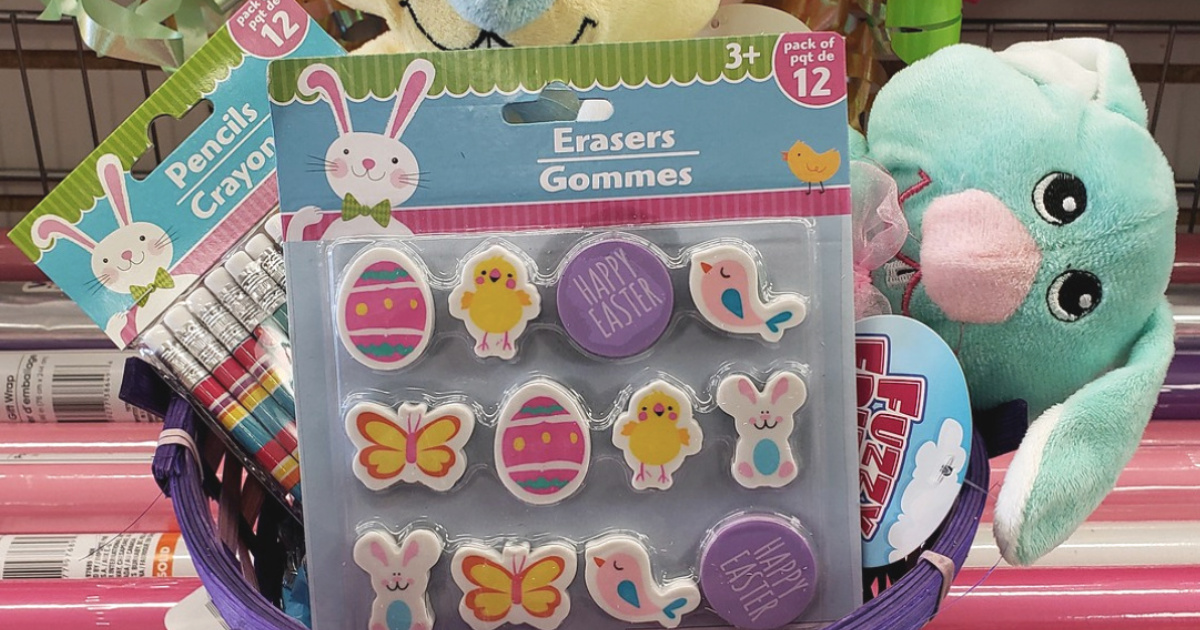 Bunny Crayons, Easter Erasers & More Only 1 at Dollar Tree