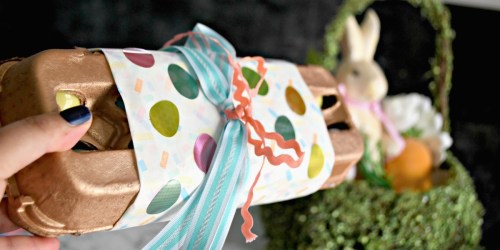 This DIY Easter Egg Carton Gift Idea is Fun, Easy, & Egg-cellent!