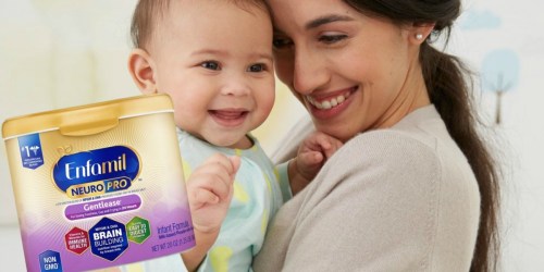Amazon: SIX Cans of Enfamil NeuroPro Gentlease Formula Only $100 Shipped (Just $16.75 Each)