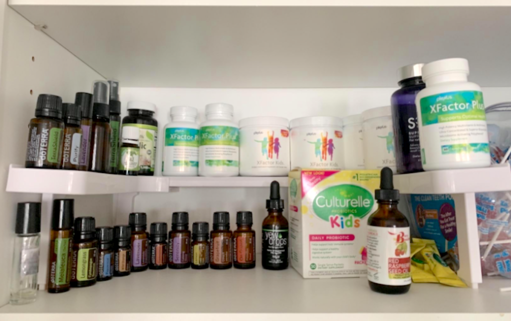 cabinet full of vitamins an essential oils using spicy shelf kitchen cabinet organizer