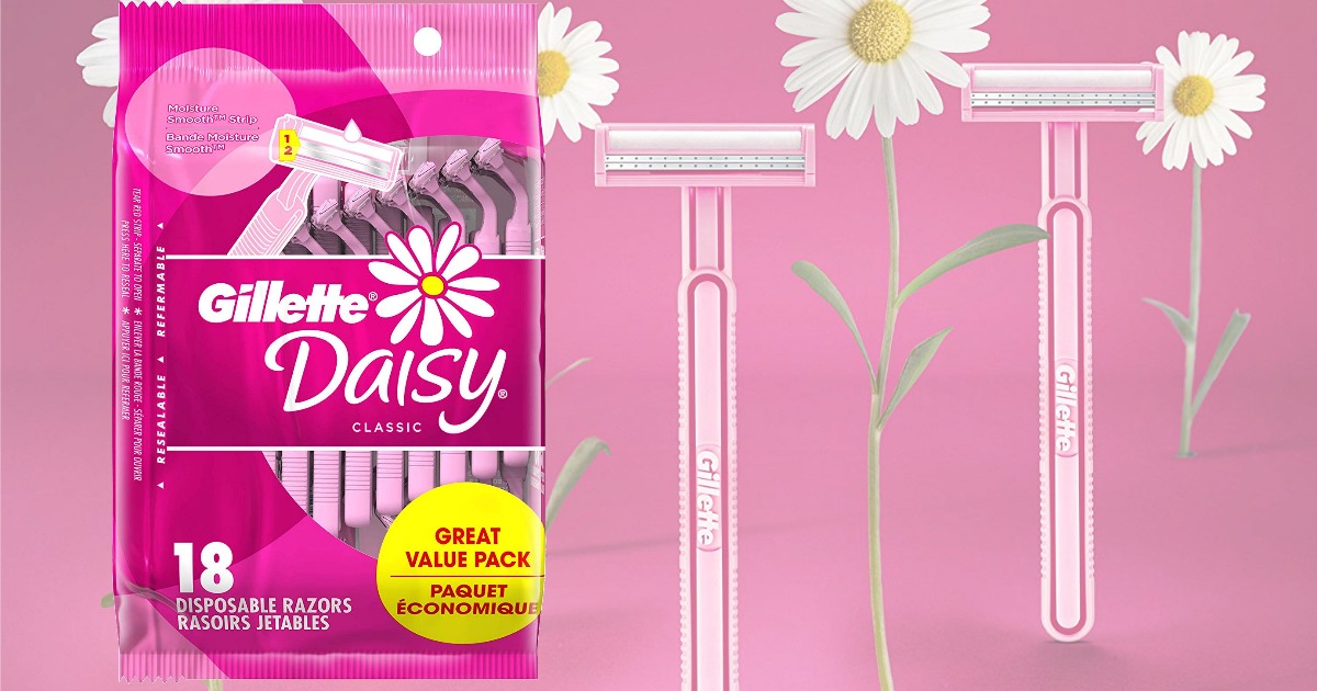 Gillette Daisy 2 Women's Disposable Razors, 18 Count