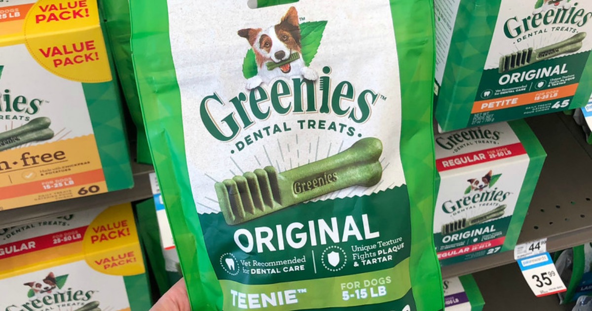 Greenies Dental Dog Treats 130 Count AND 20 Walmart EGift Card Only