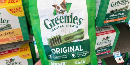 Greenies Dental Dog Treats 130-Count AND $20 Walmart eGift Card Only $33.99 ($54 Value)