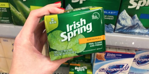 Better Than FREE Irish Spring Bar Soap After Cash Back at Walmart (Just Use Your Phone)