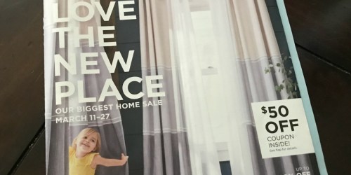 Possible $50 Off $100 JCPenney Home Purchase Coupon (Check Your Mail)