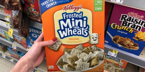 Kellogg’s Frosted Mini Wheats Cereal Only 99¢ After Cash Back at CVS