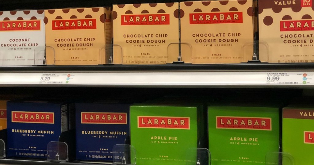 larabars on store shelf