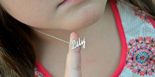 Zales Personalized Name Necklaces Only $25 Shipped (Regularly $39)