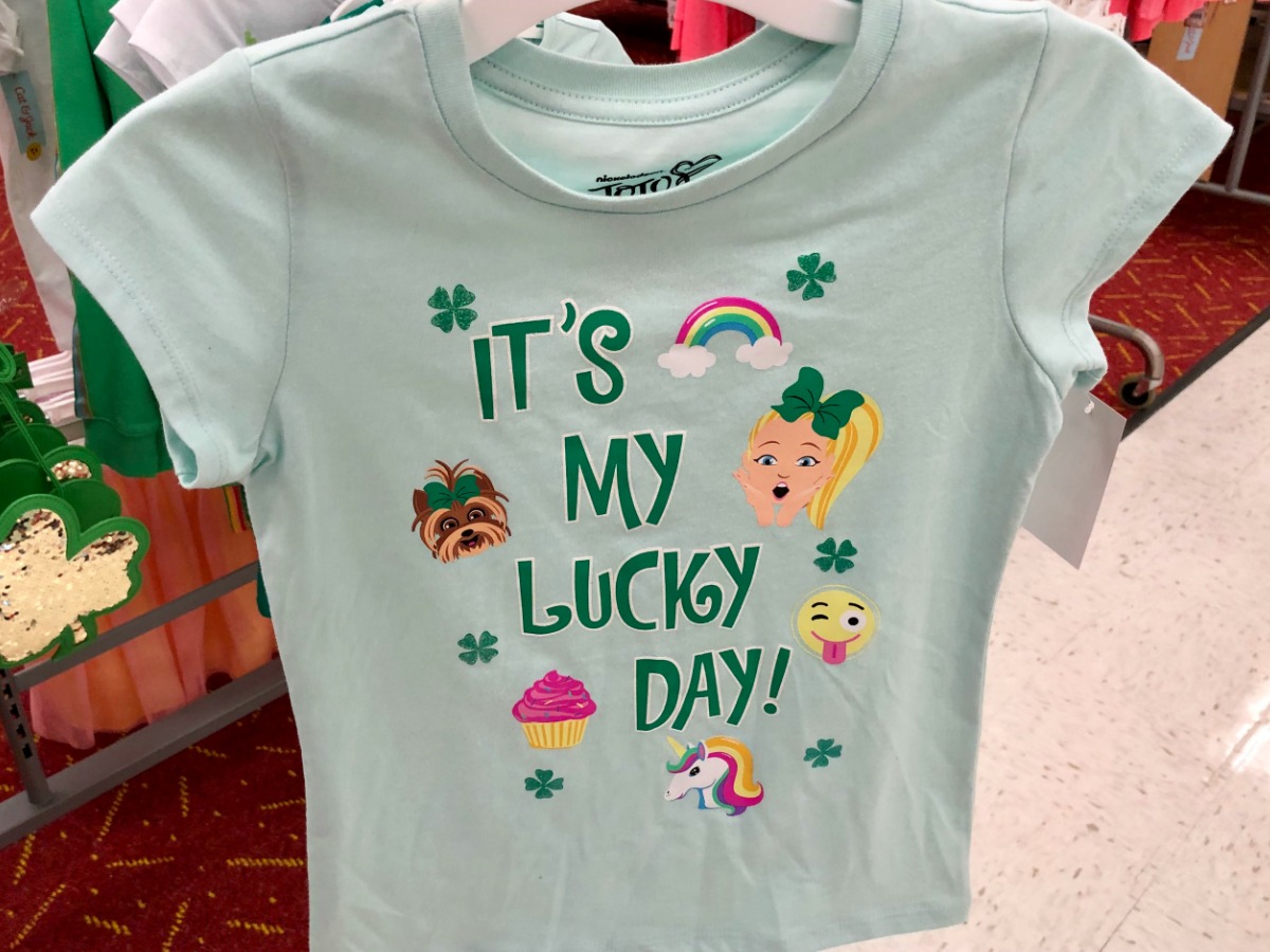 target st patrick's day toddler shirts