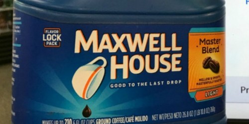 Over 30% Off Maxwell House Coffee + Free Shipping