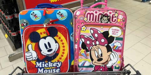 Kids Mickey or Minnie Rolling Suitcase Only $14.99 at ALDI + More