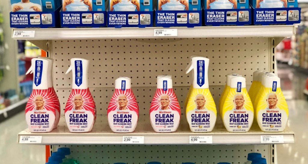 25 Off New Mr. Clean Clean Freak Starter Kits & Refills at Target