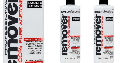 ONYX Professional 100% Acetone Polish Remover Only $2.49 (Regularly $9)