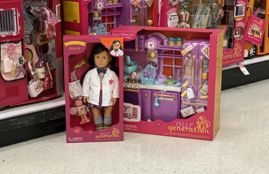 our generation doll and toys in target store