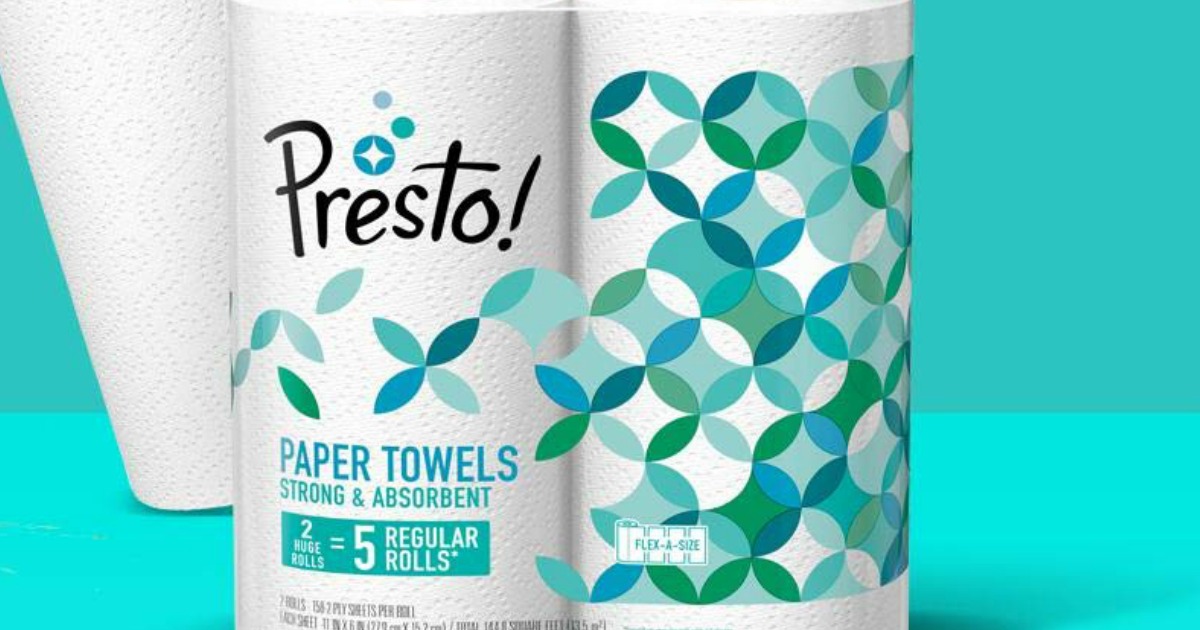 Amazon TWELVE Presto! Paper Towels Huge Rolls Just 19.87 Shipped + More