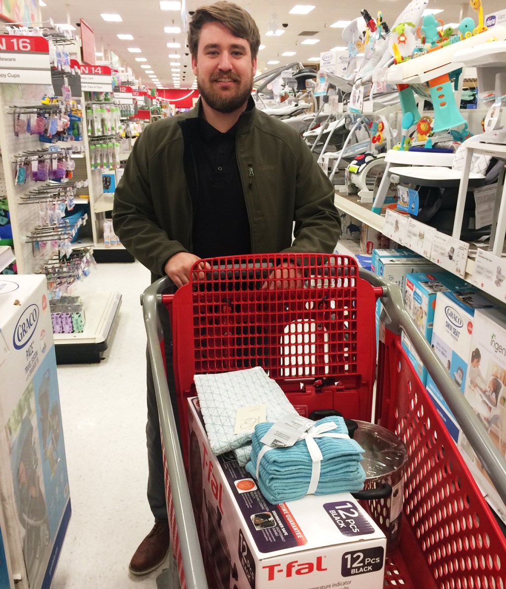 shopping at target for hope haven donations