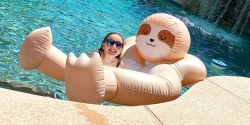 20% Off Sun Squad Pool Floats at Target (In-Store & Online) | Loungers, Giant Sloth, Llama & More