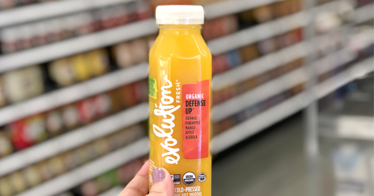 Evolution Fresh ColdPressed Juice Only 1.50 After Cash Back at Target