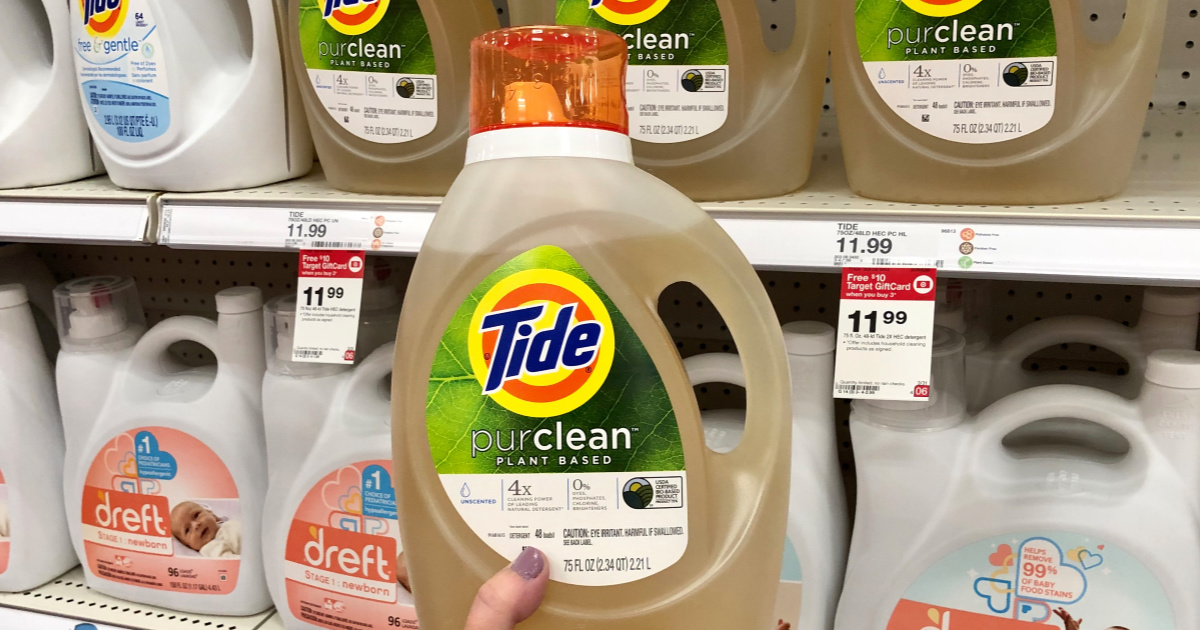 Tide PurClean Laundry Detergent 75oz Bottle Only 5.83 Each After