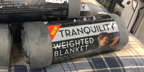 Tranquility Weighted Blanket Just $11.98 on Walmart.com (Reg. $30) | Relieves Anxiety & Insomnia
