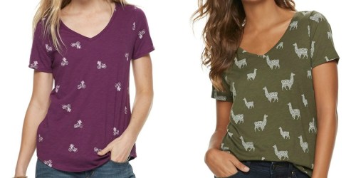 SONOMA Good For Life Women’s Tees Only $5.59 Shipped for Kohl’s Cardholders