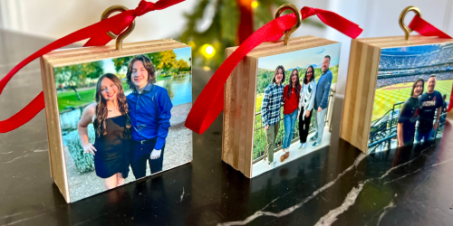Last Chance to Score the Most Popular Deal on the Site – Walgreens Wood Photo Ornaments Only $2.99!