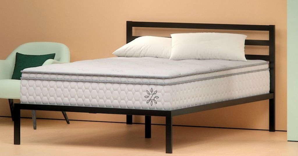 zinus night therapy icoil 8 spring full mattress
