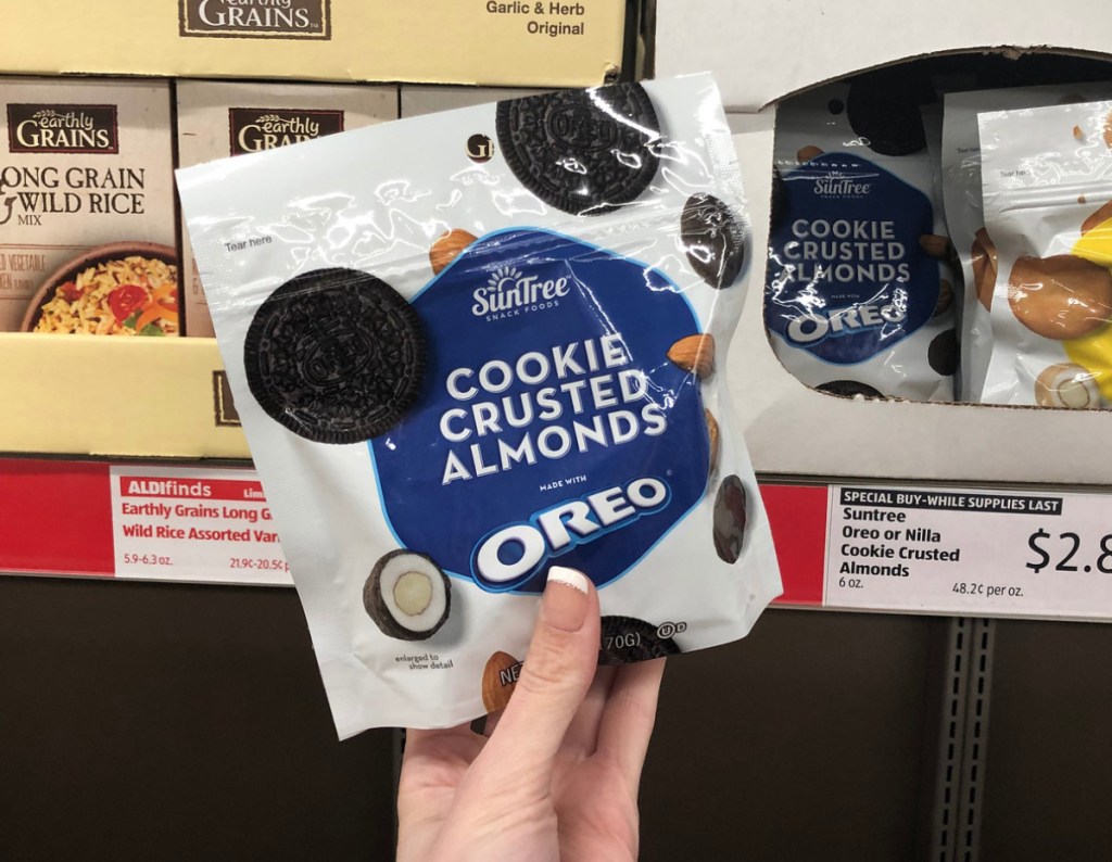 New OREO & Nilla Wafers Cookie Crusted Almonds Only $2.89 at ALDI ...