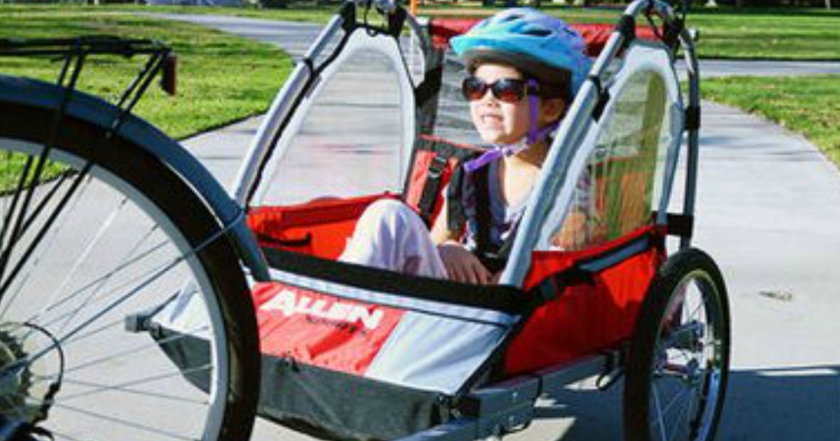 allen sports 2 child bike trailer