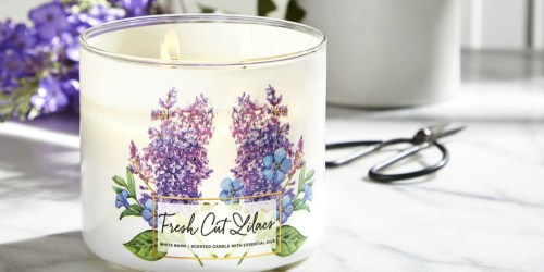FREE Bath & Body Works Fresh Cut Lilacs 3-Wick Candle w/ Any Purchase ($25 Value)