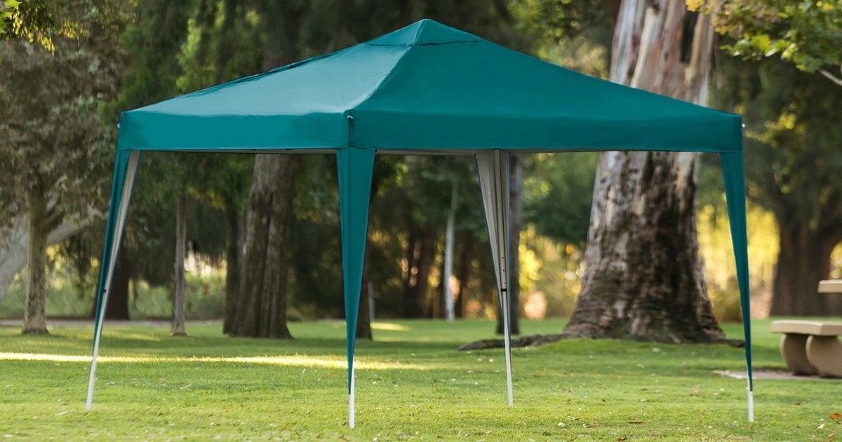 Portable Pop Up Canopy Tent W  Carrying Case Only $59.99 Shipped