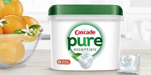 Amazon: Cascade Pure Essentials Actionpacs Dishwasher Detergent 58 Ct Only $11.65 Shipped