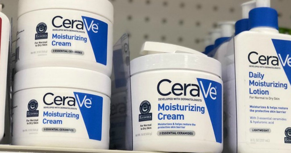 CeraVe Cream on shelf at Target