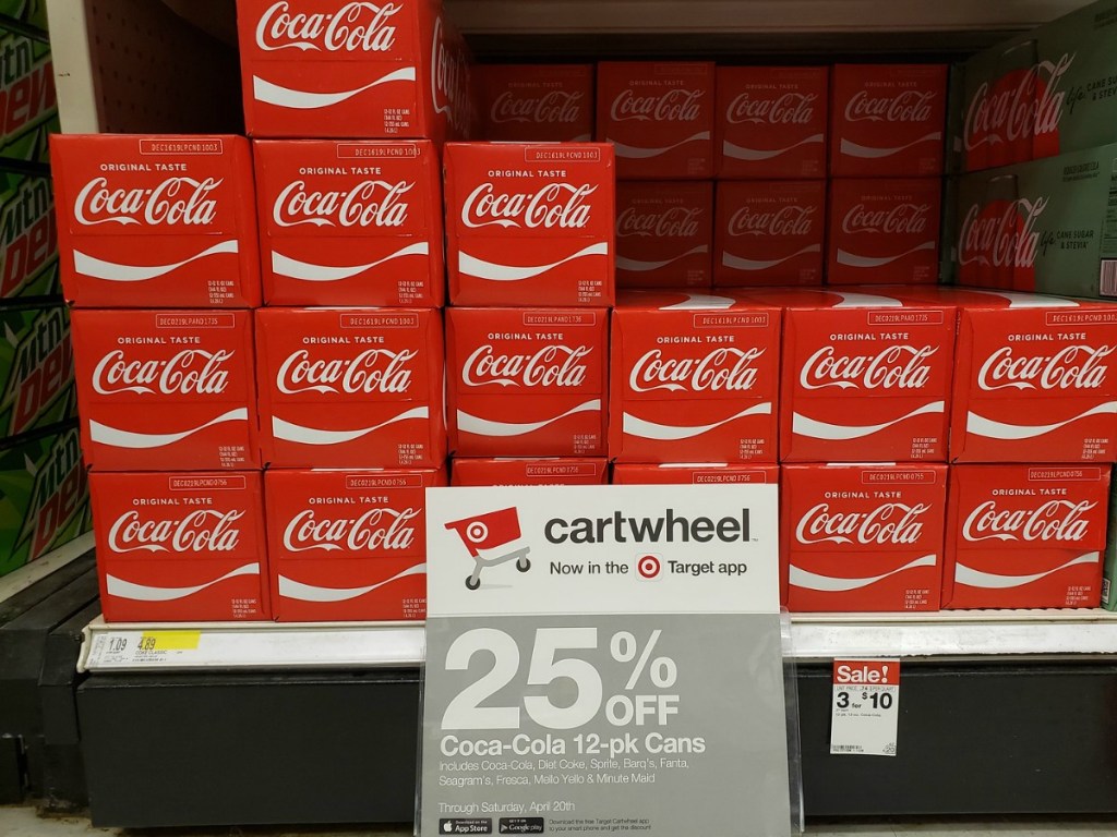 CocaCola 12Packs Only 2.50 + More Soda Deals at Target (Just Use