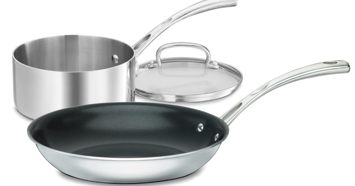 cuisinart pots and pans set non stick