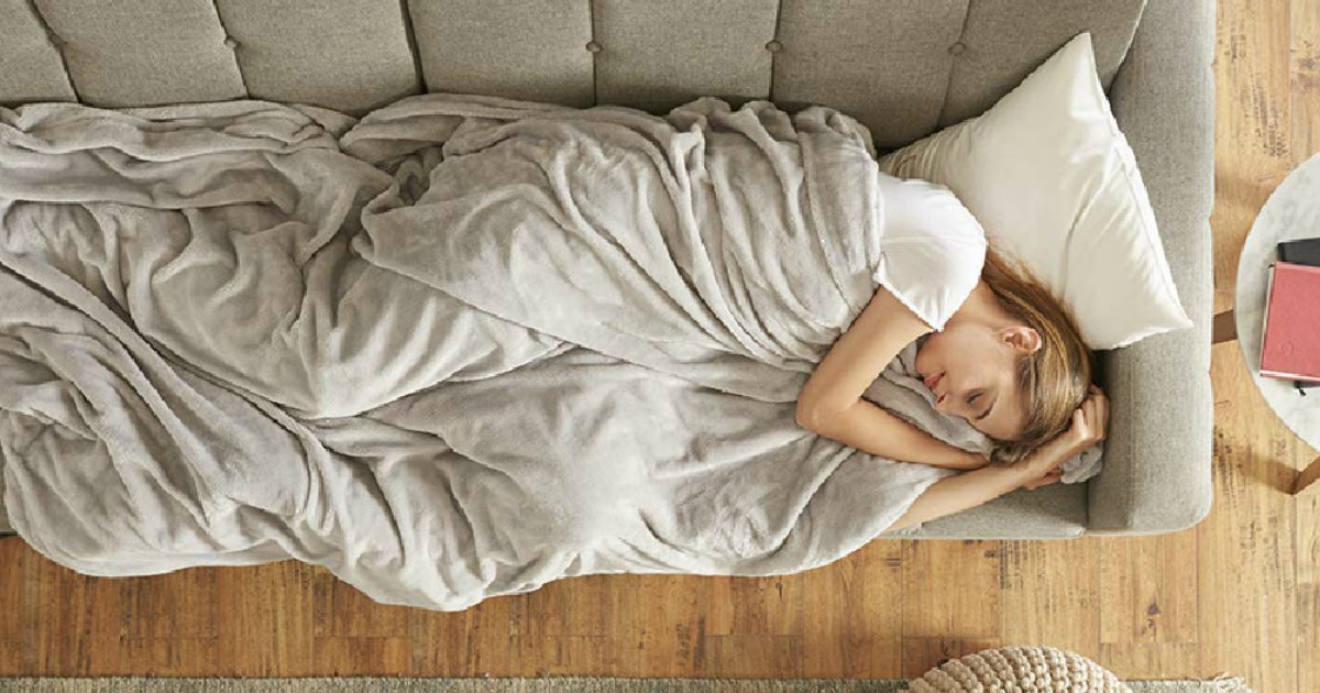 degrees of comfort weighted blanket with two duvet covers